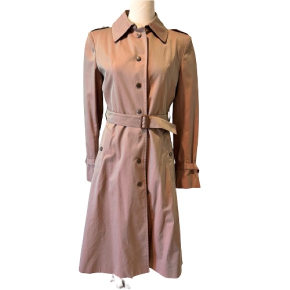 Balmain Paris Vintage Belted Trench Coat